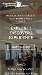 Mobile Screenshot of manhattanballroomdance.com